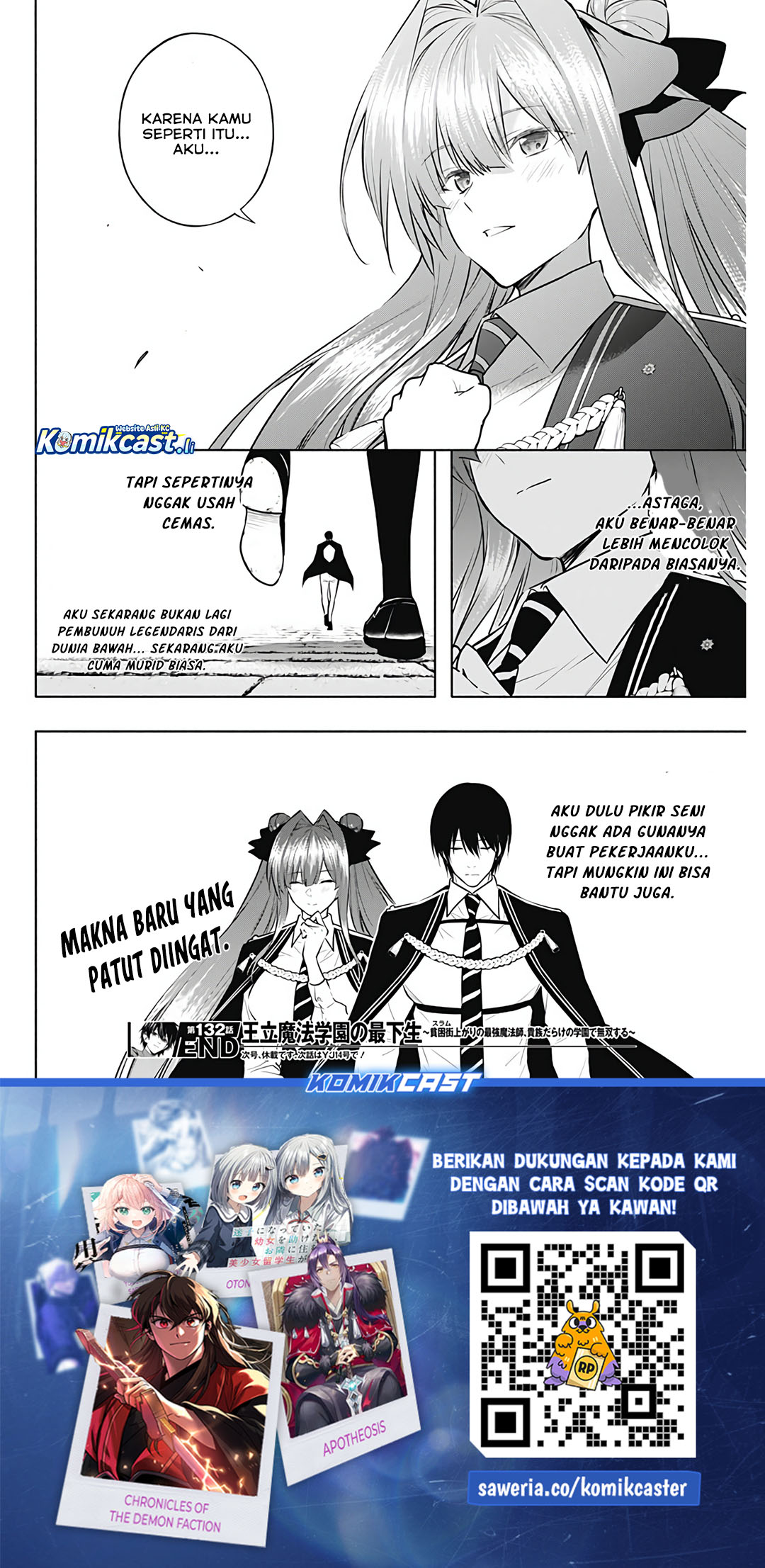 Ouritsu Mahou Gakuen no Saikasei: Slum Agari no Saikyou Mahoushi, Kizoku darake no Gakuen de Musou suru Chapter 132 Gambar 19