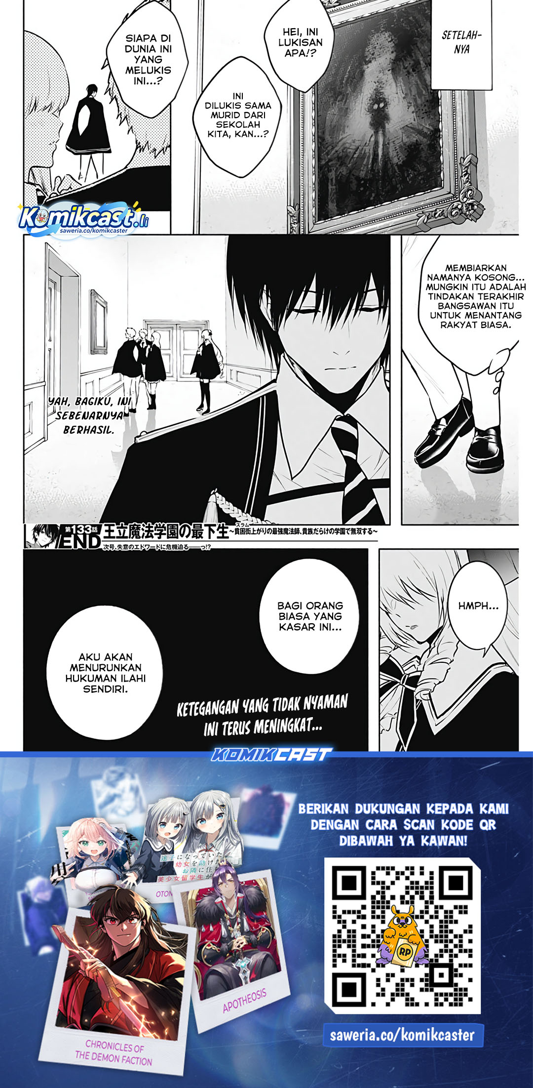 Ouritsu Mahou Gakuen no Saikasei: Slum Agari no Saikyou Mahoushi, Kizoku darake no Gakuen de Musou suru Chapter 133 Gambar 19