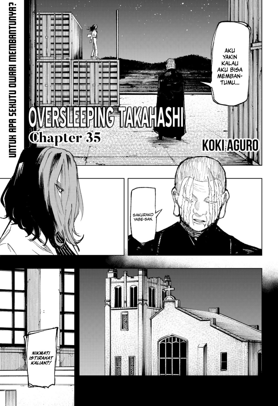 Oversleeping Takahashi Chapter 35 Gambar 2