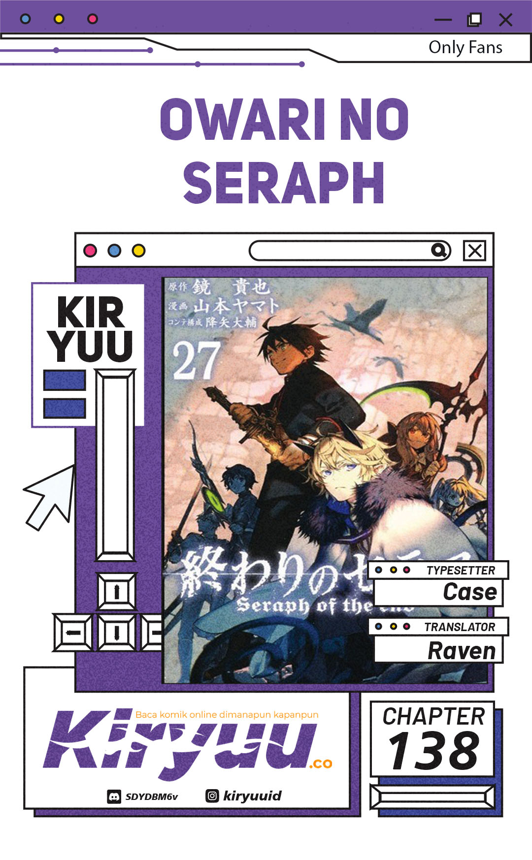 Owari no Seraph Chapter 138 Gambar 1