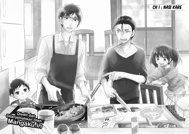 Papa to Oyaji no Uchi Gohan Chapter 01.1 Gambar 6