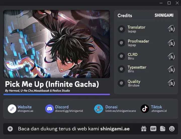 Pick Me Up, Infinite Gacha Chapter 146 Gambar 1