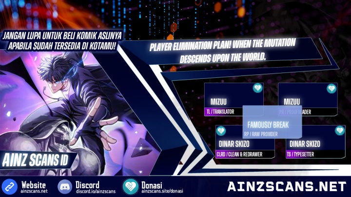 Player Elimination Plan! When the Mutation Descends Upon the World Chapter 02 Gambar 1