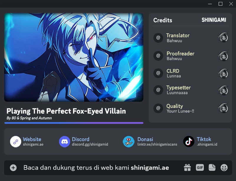 Playing The Perfect Fox-Eyed Villain Chapter 11 Gambar 1