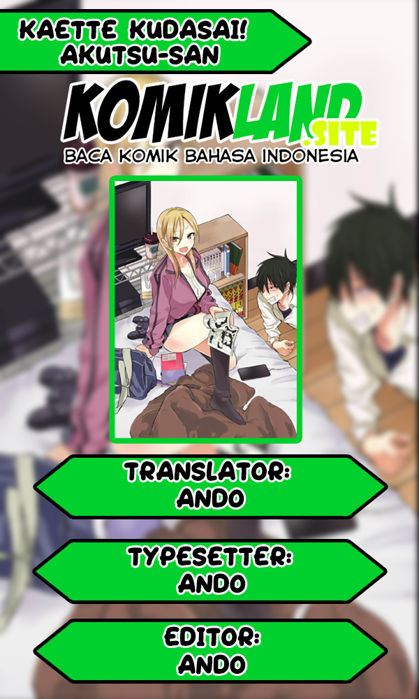 Please Go Home, Akutsu-san! Chapter 07 Gambar 1