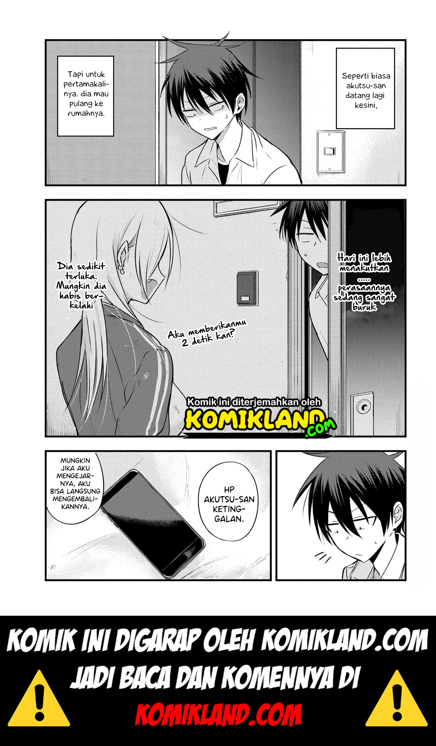 Please Go Home, Akutsu-san! Chapter 07 Gambar 2