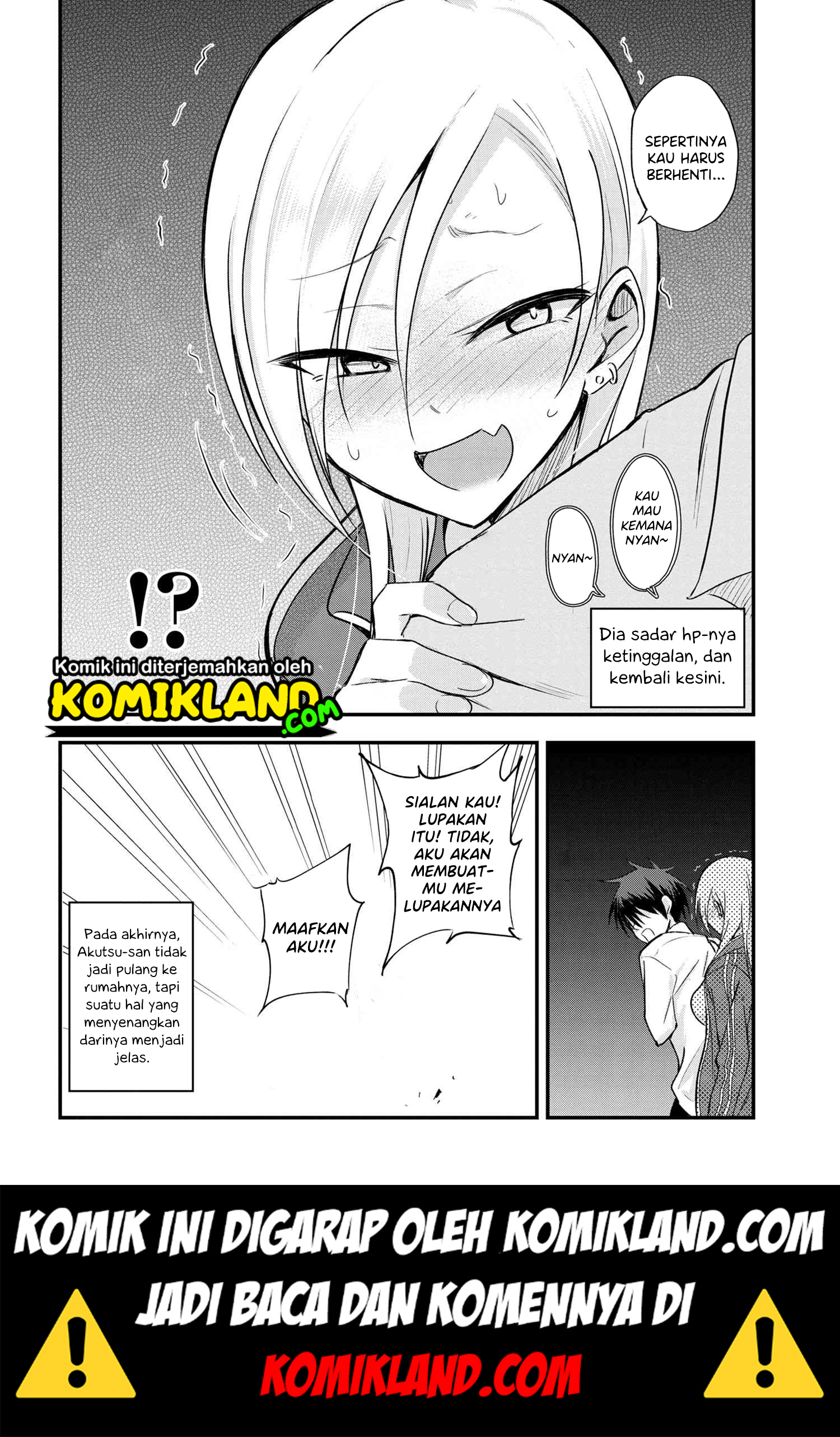 Please Go Home, Akutsu-san! Chapter 07 Gambar 5