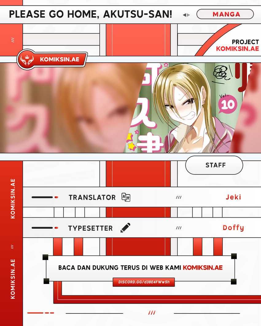 Please Go Home, Akutsu-san! Chapter 189.1 Gambar 1