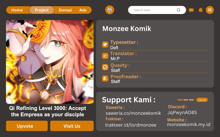 Qi Refining Level 3000 Accept the Empress as your disciple Chapter 11 Gambar 1