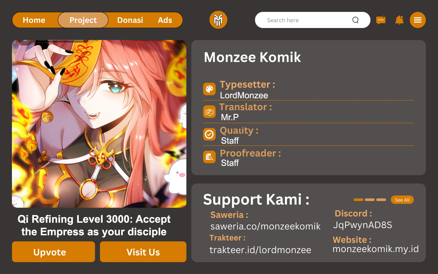 Qi Refining Level 3000 Accept the Empress as your disciple Chapter 13 Gambar 1
