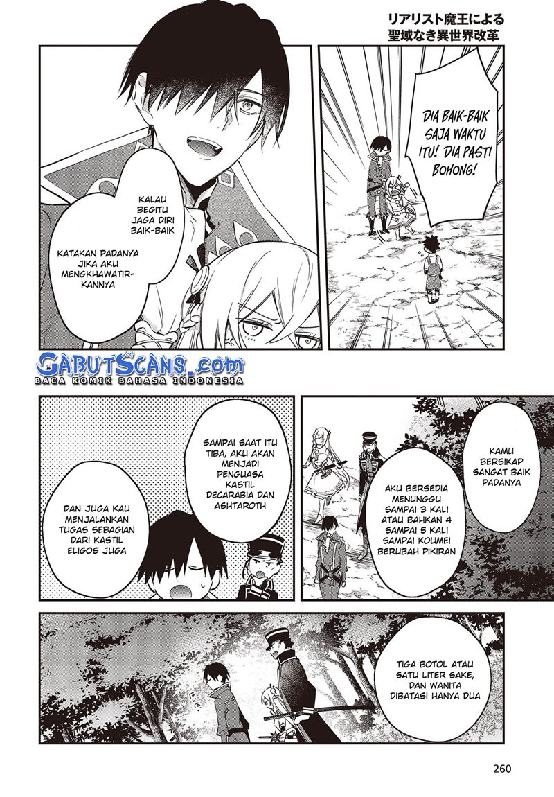 Realist Maou Niyoru Seiiki Naki Isekai Kaikaku Chapter 34 Gambar 27