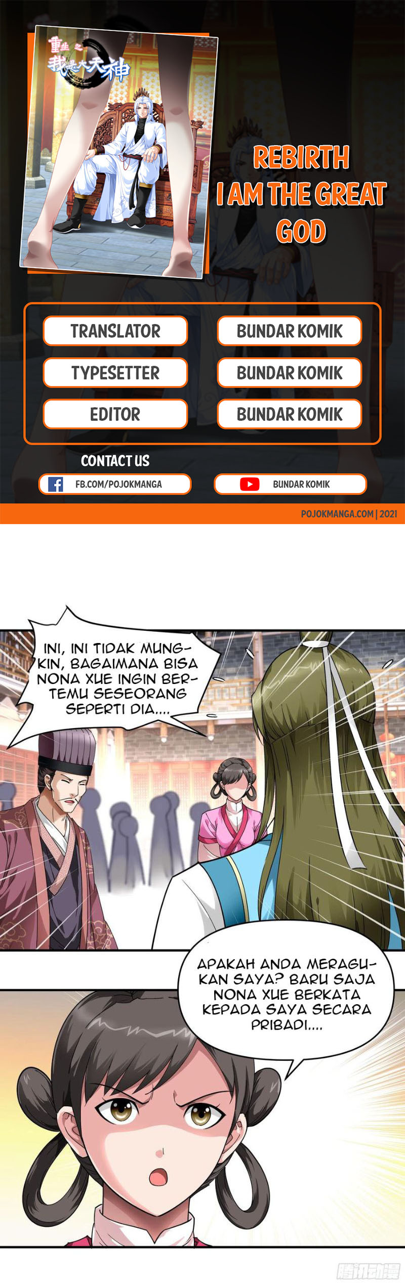 Rebirth I Am The Great God Chapter 55 Gambar 2