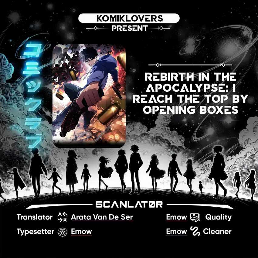 Rebirth in the Apocalypse: I Reach the Top by Opening Boxes Chapter 04 Gambar 1