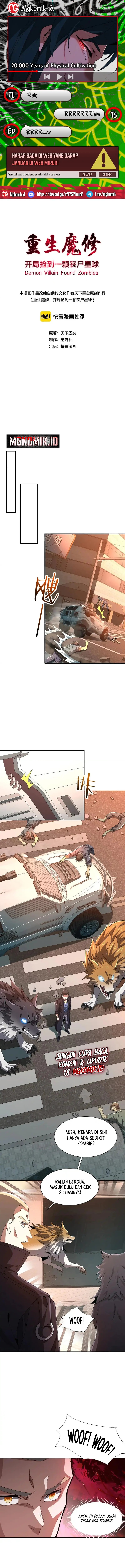 Rebirth of a Dark Mage: Unveiling a Zombie Planet from the Start Chapter 03 Gambar 1