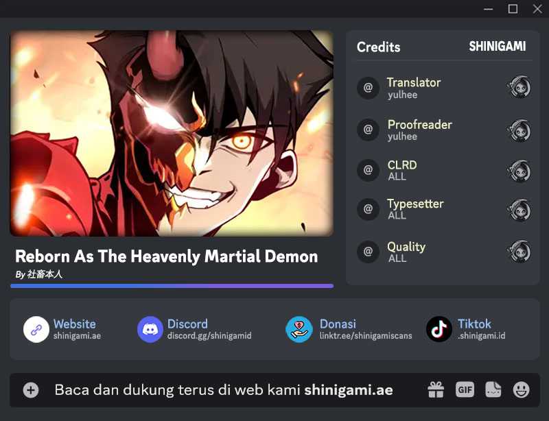 Reborn as a Heavenly Martial Demon Chapter 11 Gambar 1
