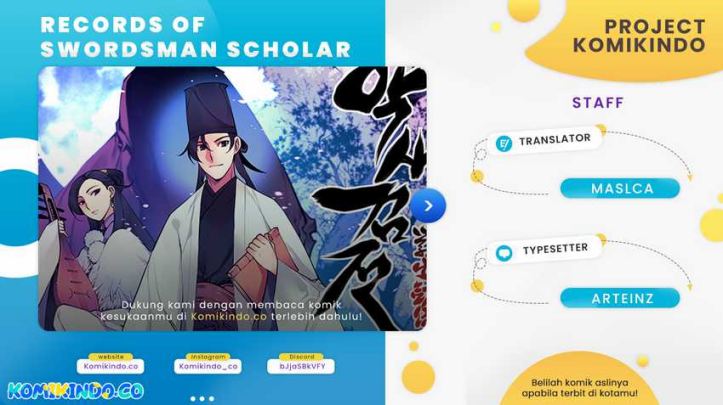 Records Of The Swordsman Scholar Chapter 64 Gambar 1