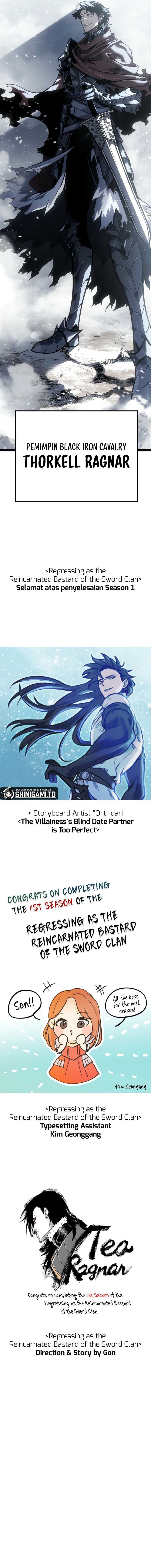 Regressing As The Reincarnated Bastard Of The Sword Clan Chapter 59 S1 END Gambar 34