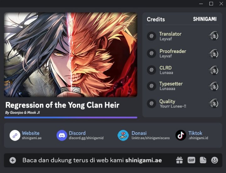 Regression Of The Yong Clan Heir Chapter 18 Gambar 1