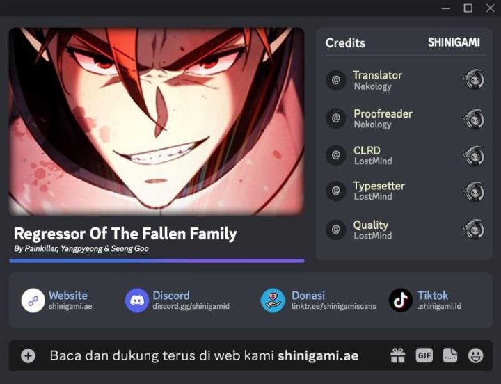 Regressor of the Fallen Family Chapter 09 Gambar 1