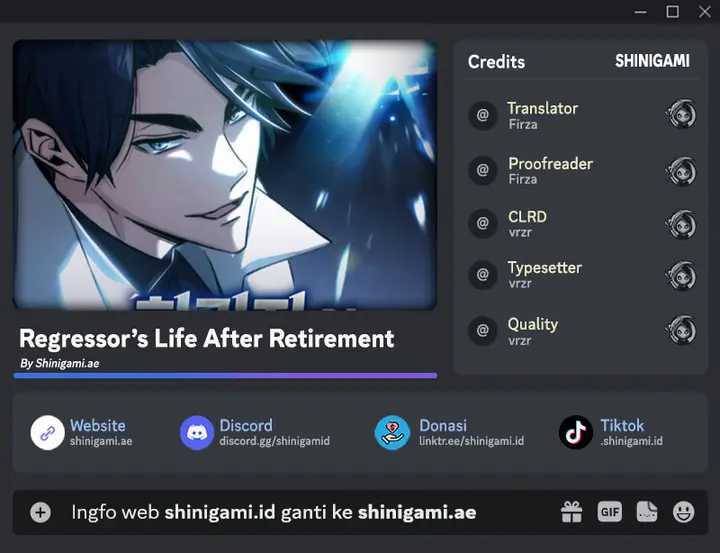 Regressor’s Life After Retirement Chapter 10 Gambar 1