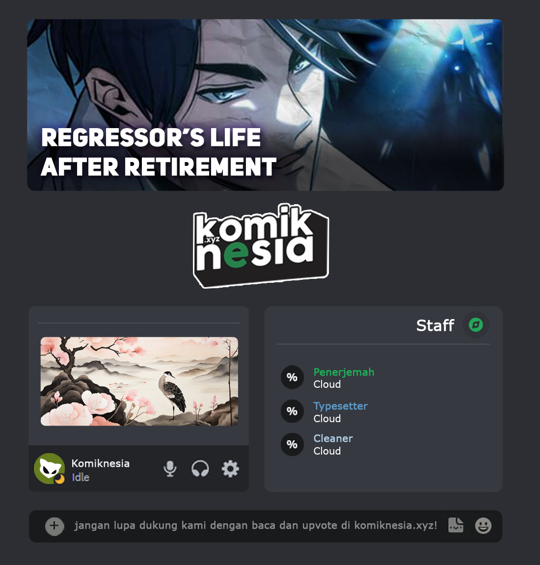 Regressor’s Life After Retirement Chapter 37 Gambar 1