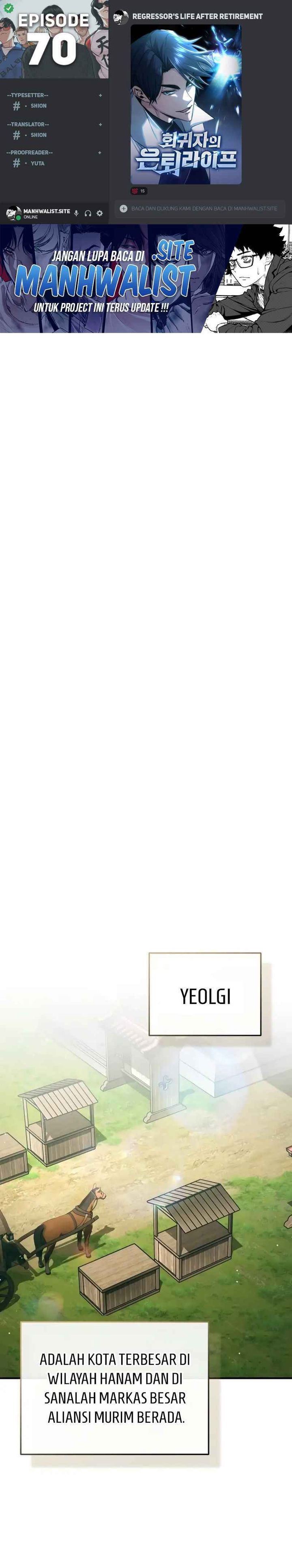 Regressor’s Life After Retirement Chapter 70 Gambar 1