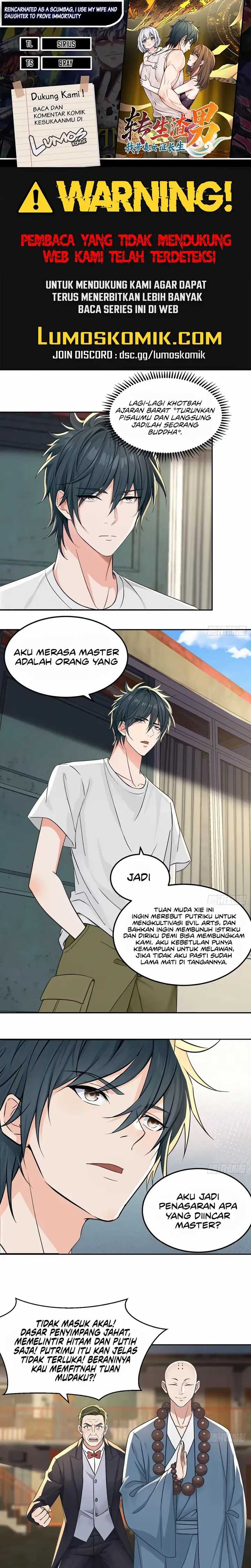 Reincarnated as a Scumbag I Use My Wife and Daughter to Prove Immortality Chapter 16 Gambar 1