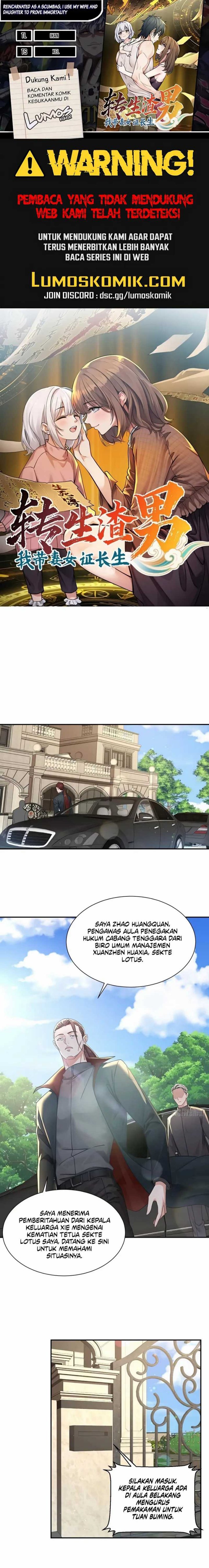 Reincarnated as a Scumbag I Use My Wife and Daughter to Prove Immortality Chapter 26 Gambar 1