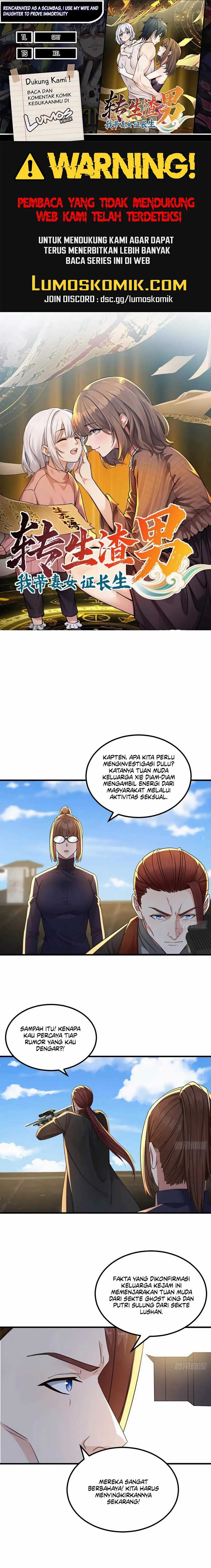 Reincarnated as a Scumbag I Use My Wife and Daughter to Prove Immortality Chapter 27 Gambar 1