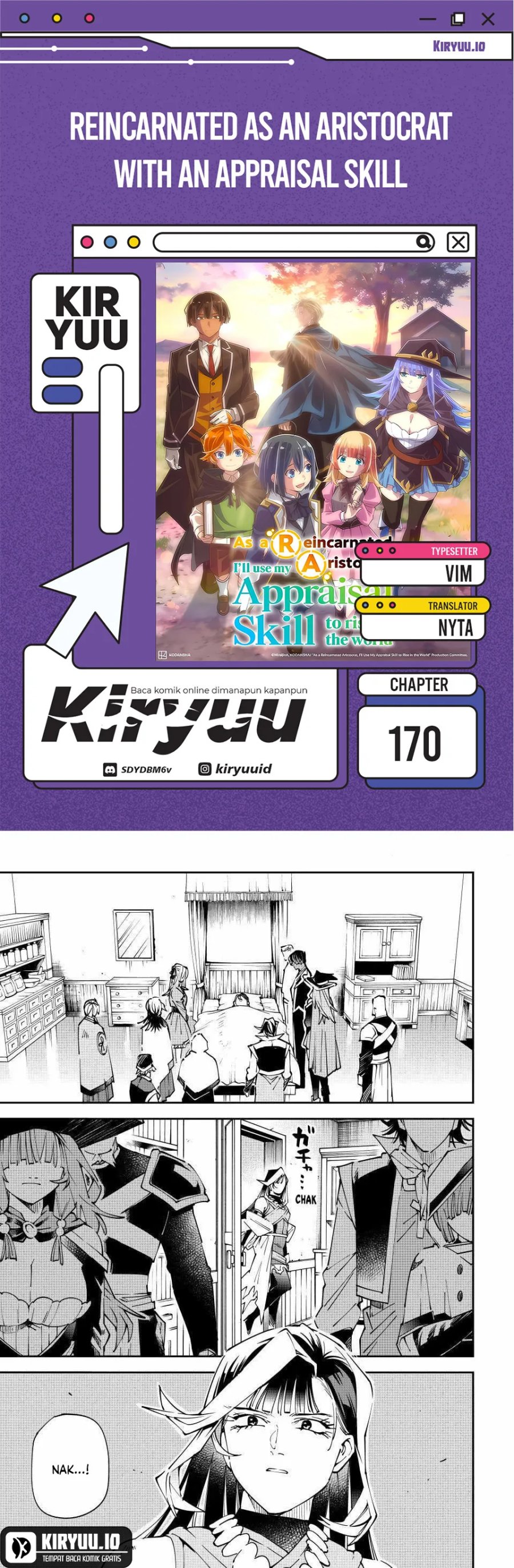 Reincarnated as an Aristocrat with an Appraisal Skill Chapter 170 Gambar 1