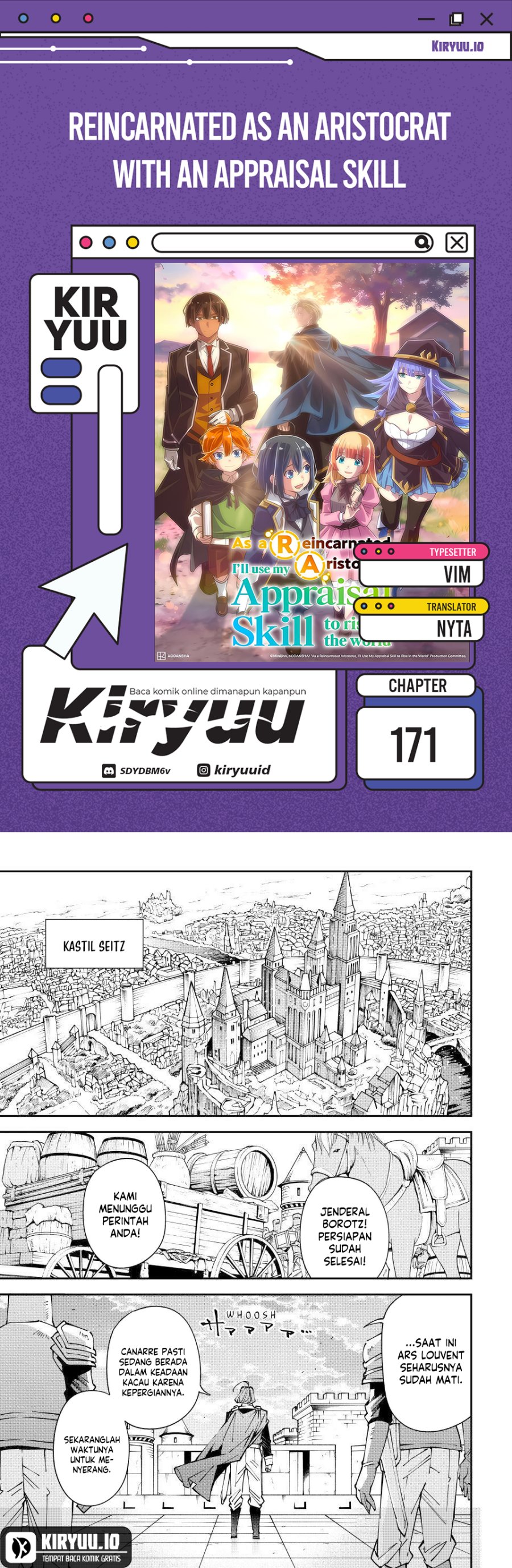 Reincarnated as an Aristocrat with an Appraisal Skill Chapter 171 Gambar 1