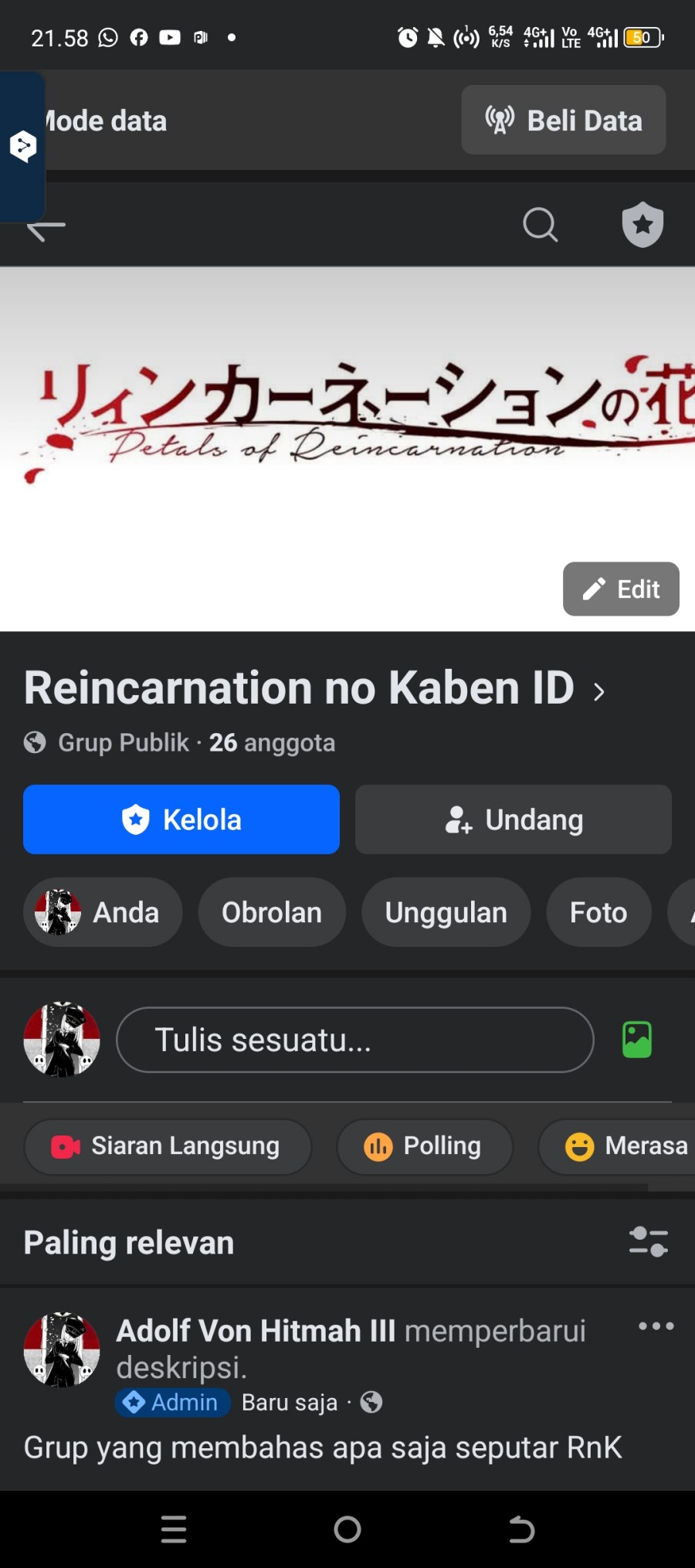 Reincarnation no Kaben Chapter 57 Gambar 33