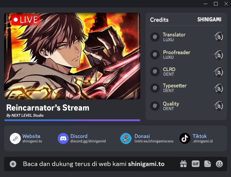 Reincarnator’s Stream Chapter 18 Gambar 1