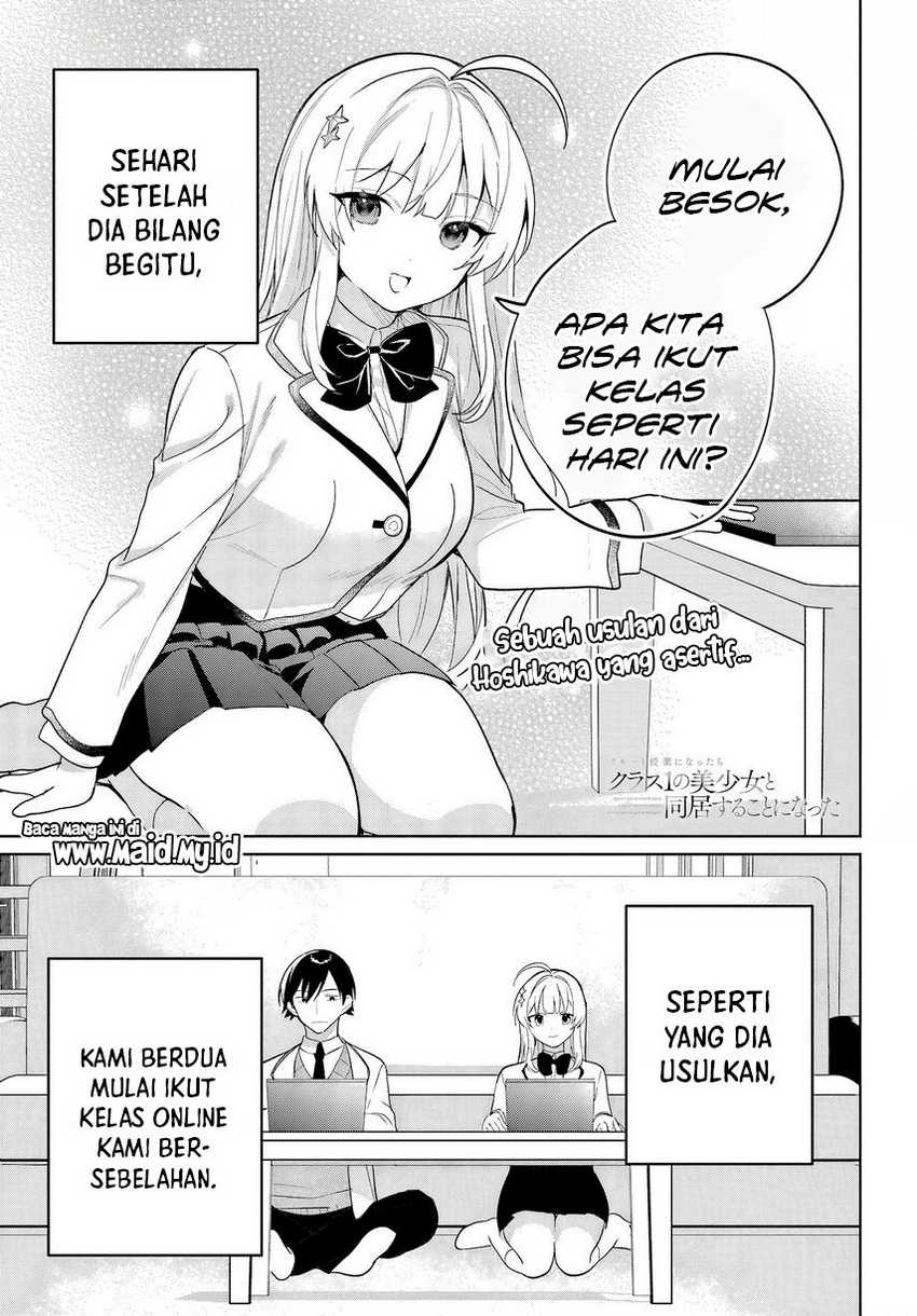 Remote Jugyou ni Nattara Class 1 no Bishoujo to Doukyo Suru Koto ni Natta Chapter 05 Gambar 3