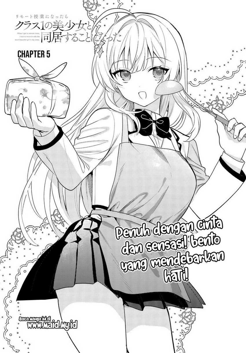Remote Jugyou ni Nattara Class 1 no Bishoujo to Doukyo Suru Koto ni Natta Chapter 05 Gambar 4