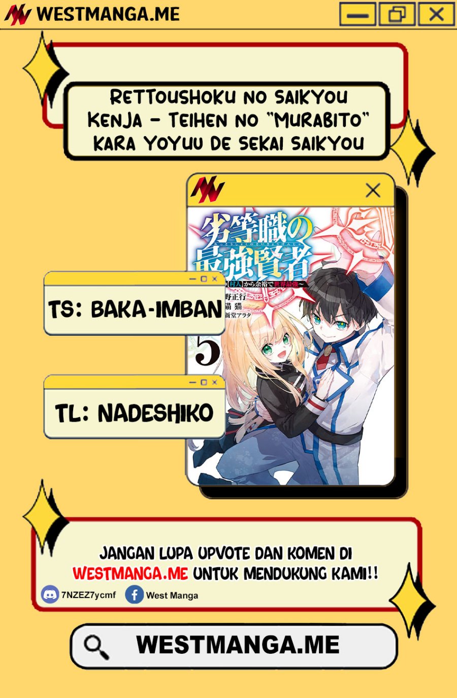 Rettoshoku no Saikyo Kenja ~ Teihen no [Murabito] Kara Yoyuu de Sekai Saikyo ~ Chapter 08 Gambar 3