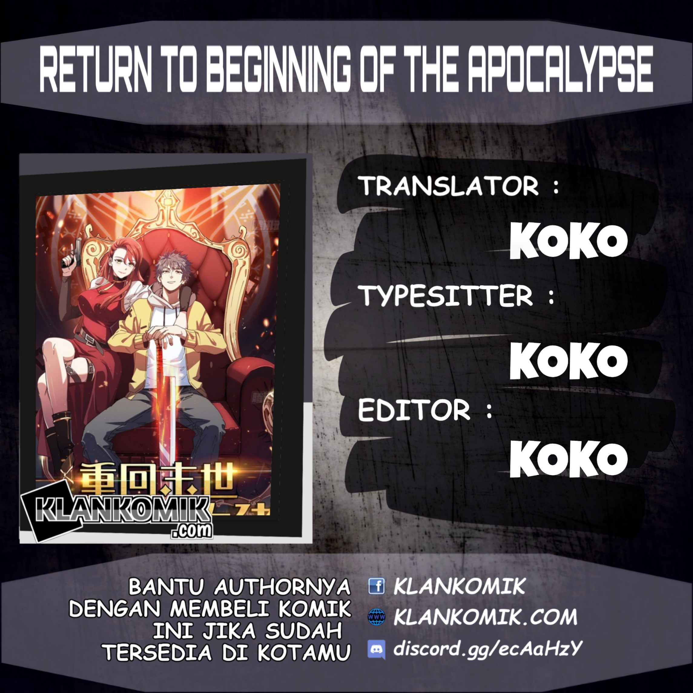 Return To Beginning Of The Apocalypse Chapter 33 Gambar 1