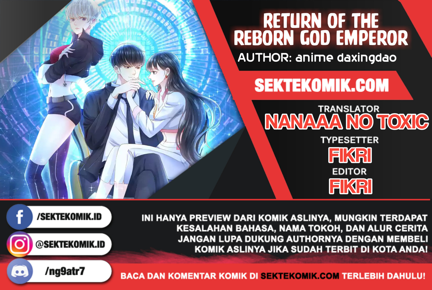 Return of the Reborn God Emperor Chapter 02 Gambar 1