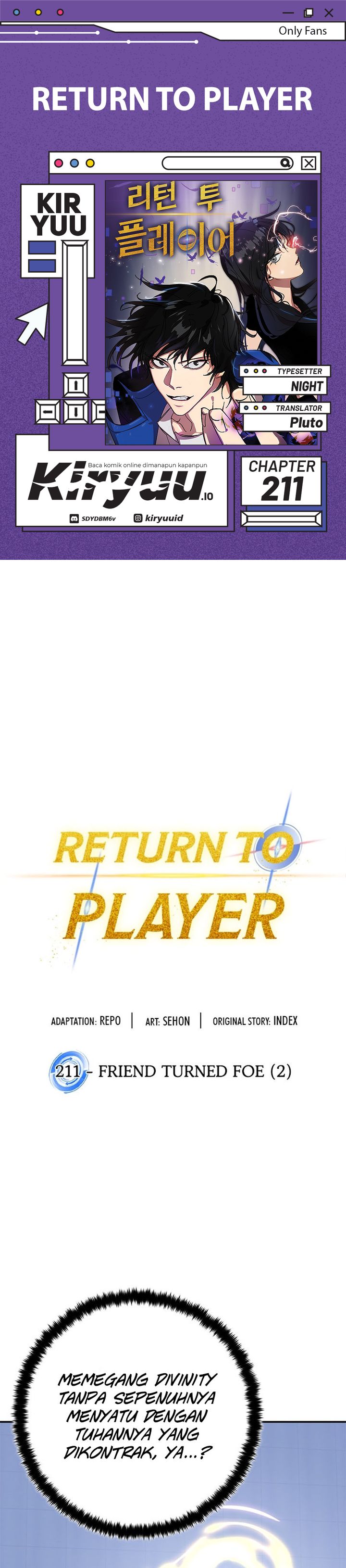 Return to Player Chapter 211 Gambar 1