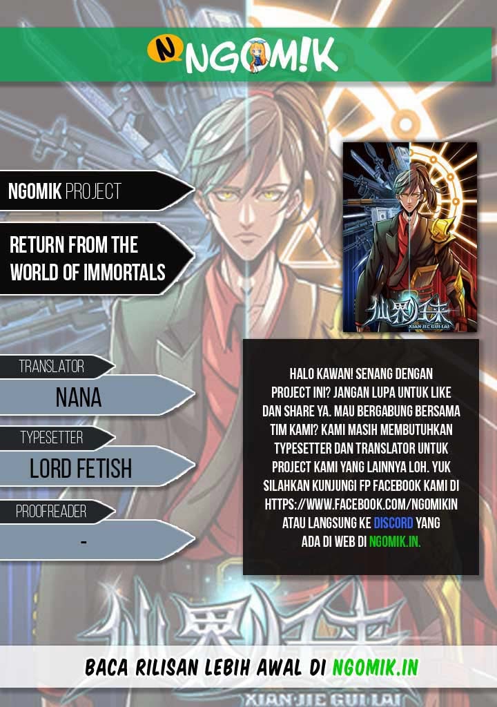 Return From the World of Immortals Chapter 86 Gambar 1