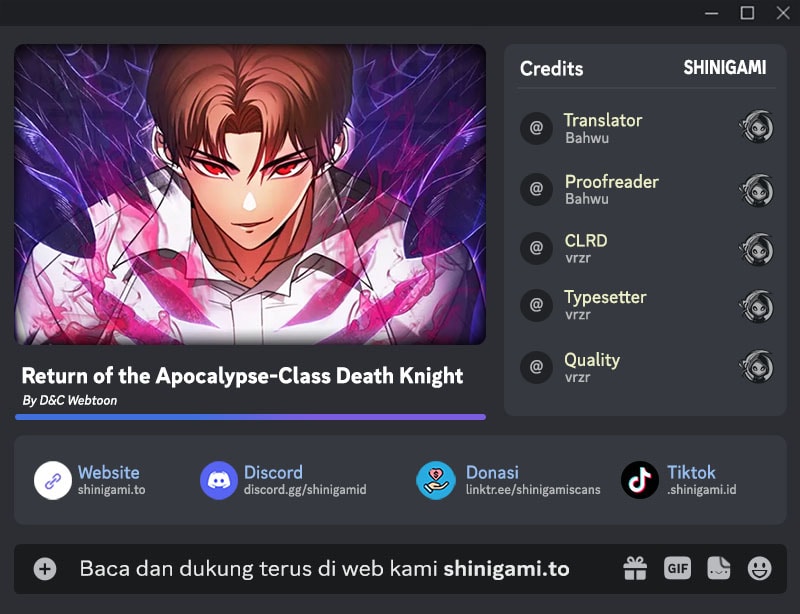 Return Of The Apocalypse-Class Death Knight Chapter 37 Gambar 1