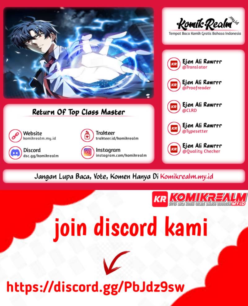 Return Of Top Class Master Chapter 18 Gambar 1