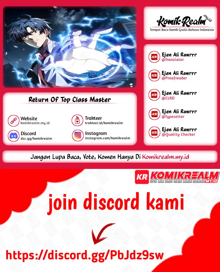 Return Of Top Class Master Chapter 20 Gambar 1
