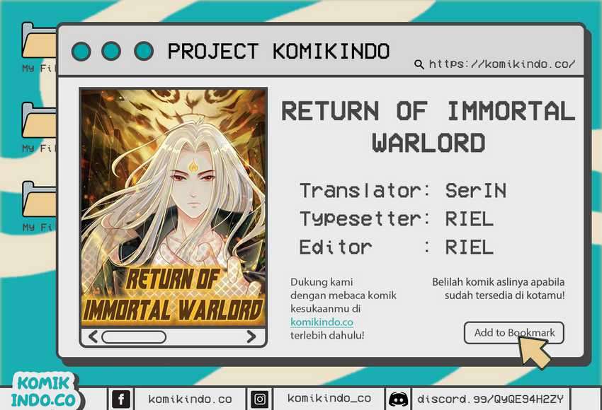 Return of Immortal Warlord Chapter 01 Gambar 1