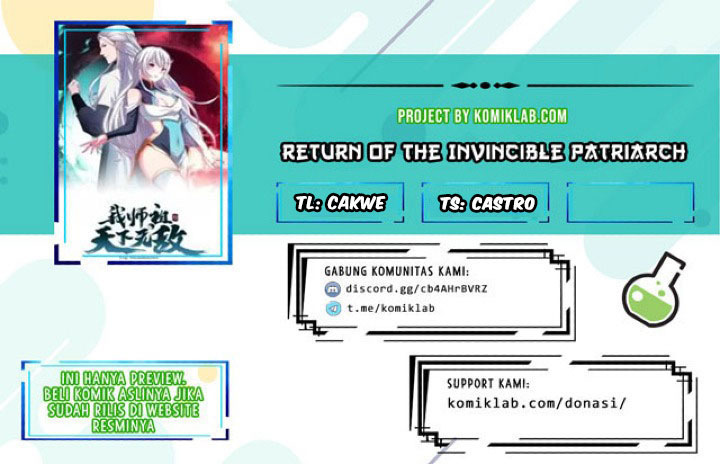Return of the Invincible Patriarch Chapter 59 Gambar 1