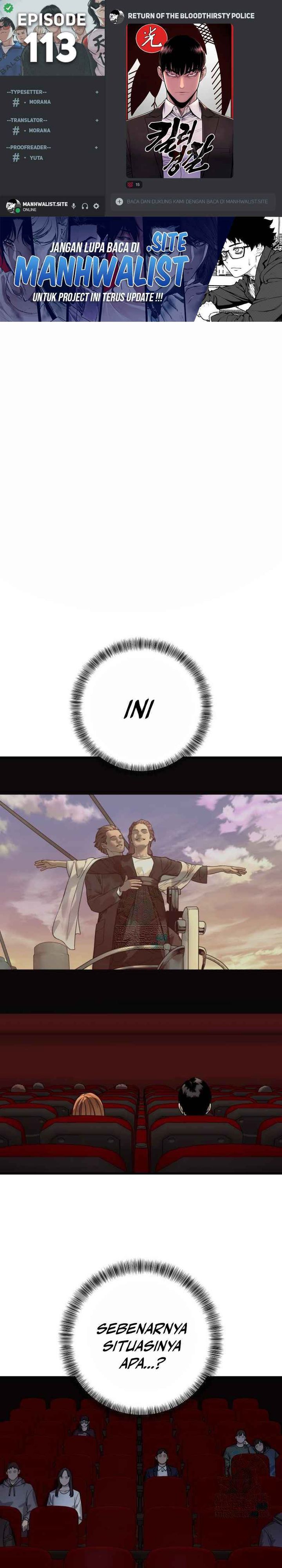 Return of the Bloodthirsty Police Chapter 113 Gambar 1