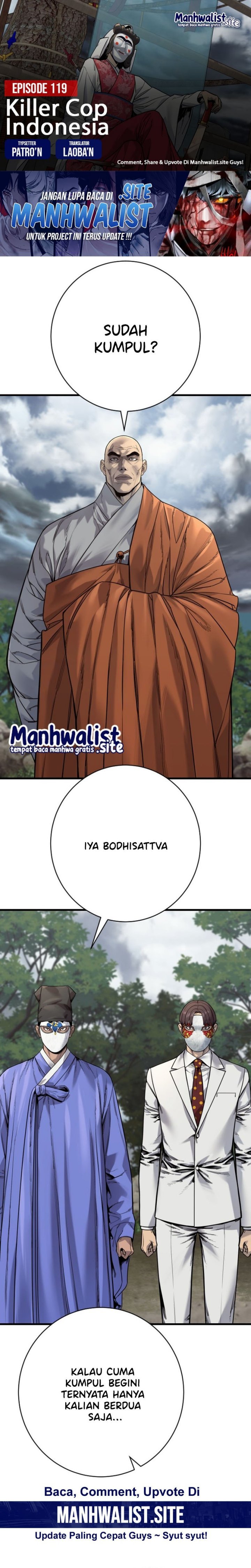 Return of the Bloodthirsty Police Chapter 119 Gambar 1