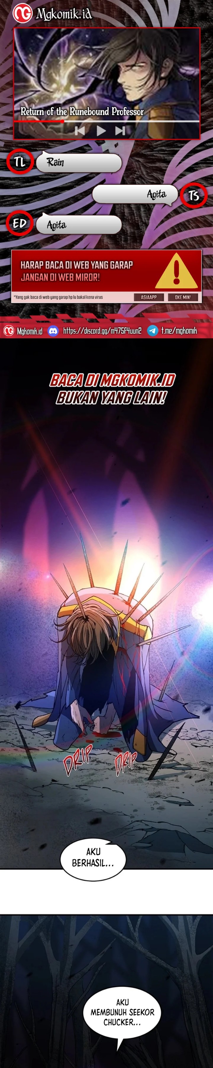 Return of the Runebound Professor Chapter 13 Gambar 1