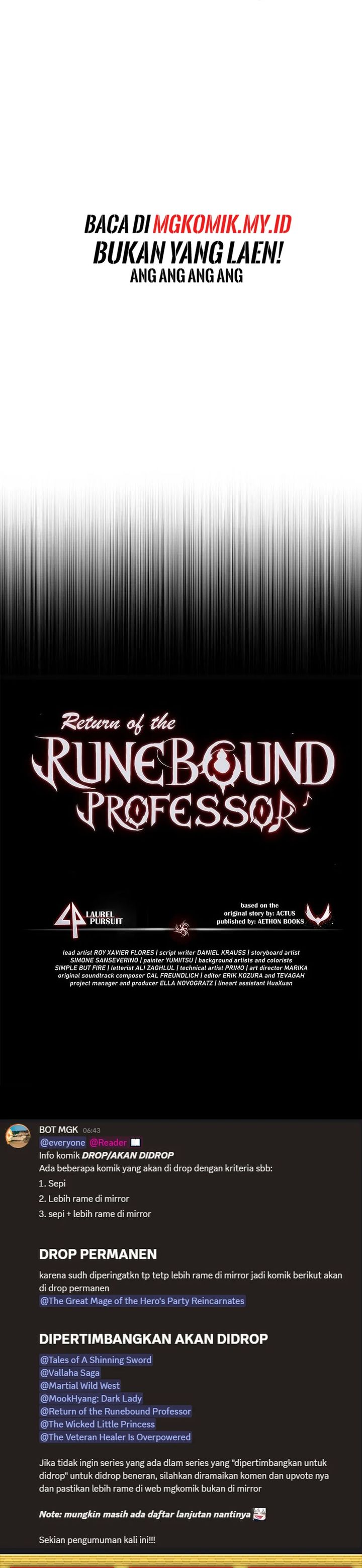 Return of the Runebound Professor Chapter 41 Gambar 40
