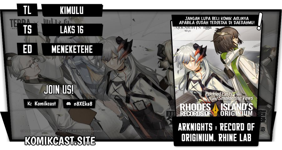 Rhodes Island’s Records Of Originium – Rhine Lab Chapter 02.1 Gambar 1